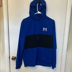 Under Armour Men’s Jacket Black/Blue Size Small